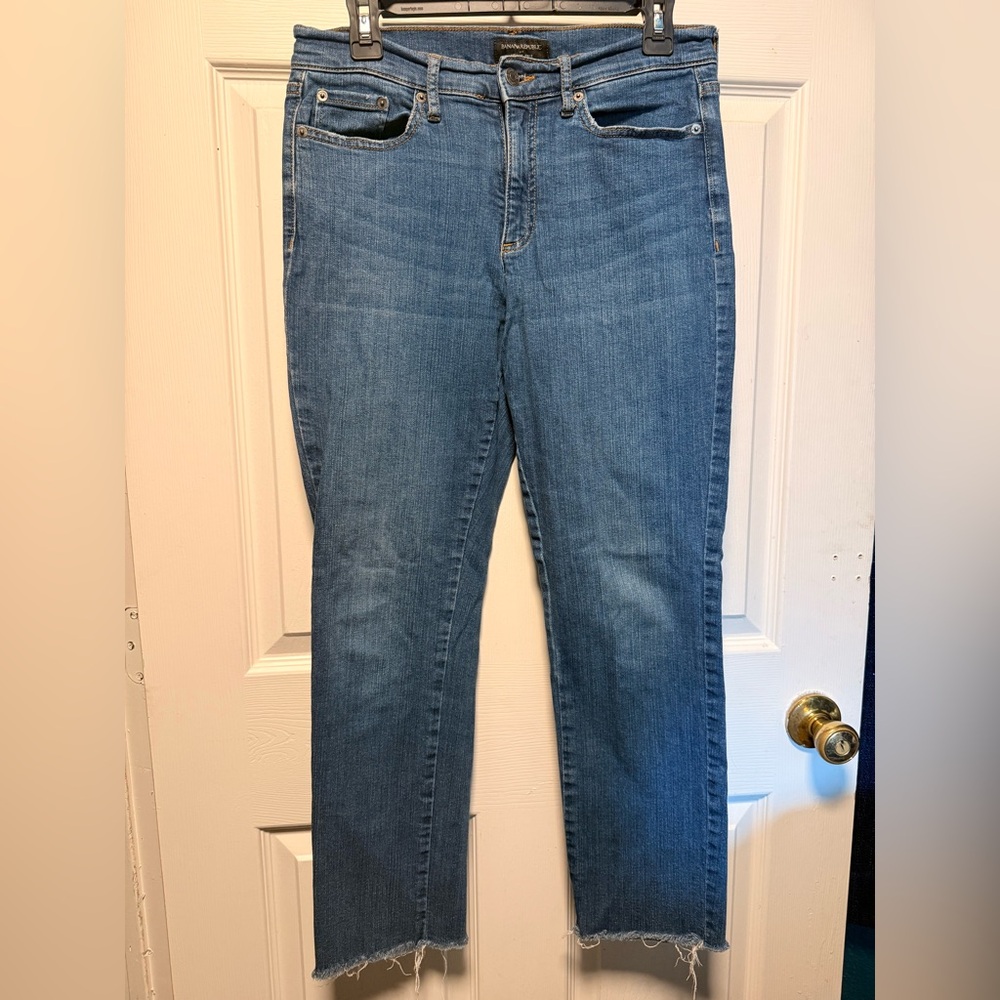 Banana Republic Women's Cropped Blue Jeans